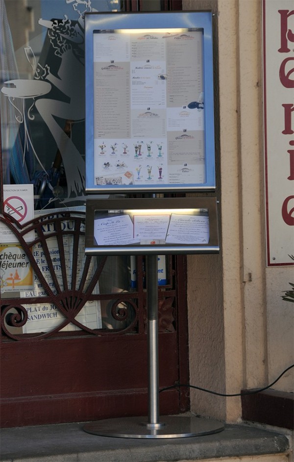 RESTAURATION : Porte-menus à Saint-Malo
